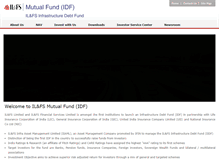 Tablet Screenshot of ilfsinfrafund.com